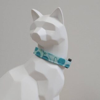 Cat Collar - Yarn Blue