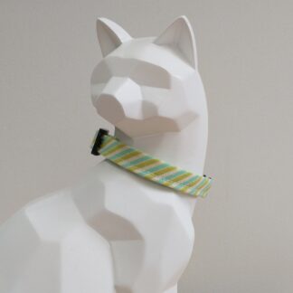 St. Patrick's Day Kitten Collar - Green Stripes