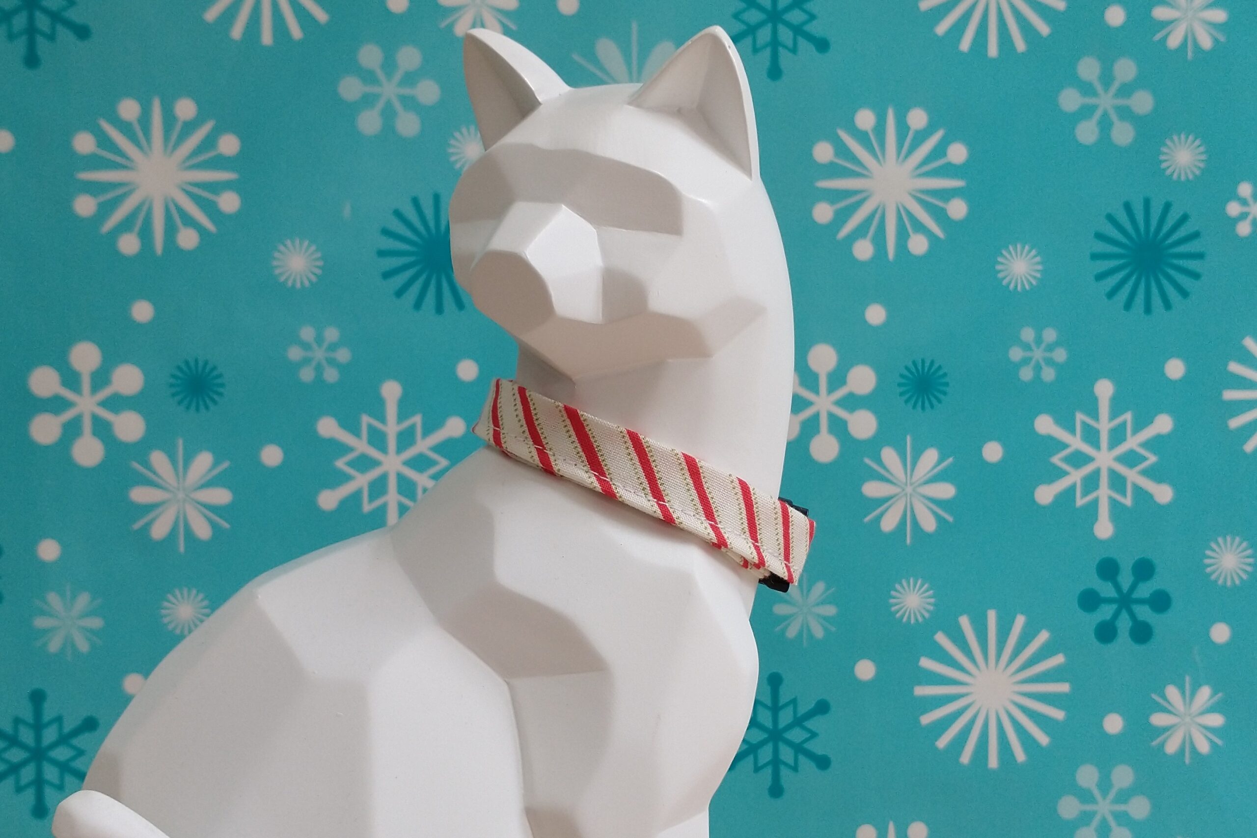 Christmas Cat Collar - Classic Candy Cane