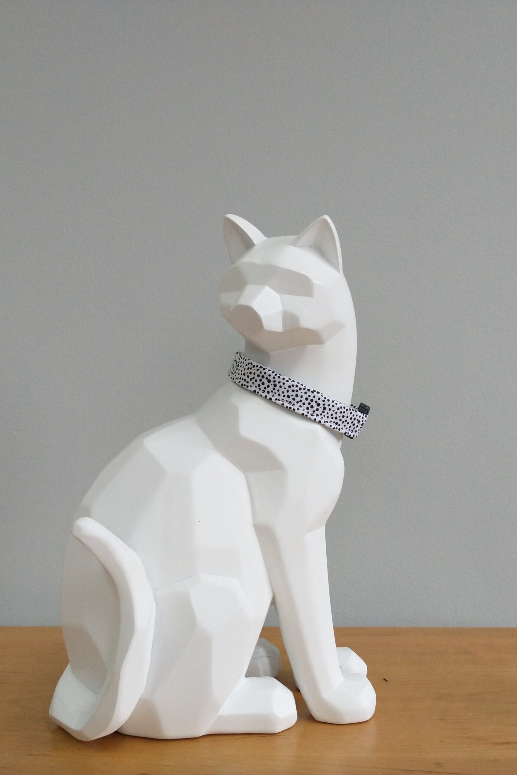Cat Collar - Black and White Spots - Image 3
