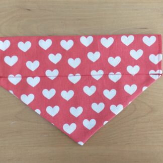 Valentine's Day Cat Bandana - Large Hearts