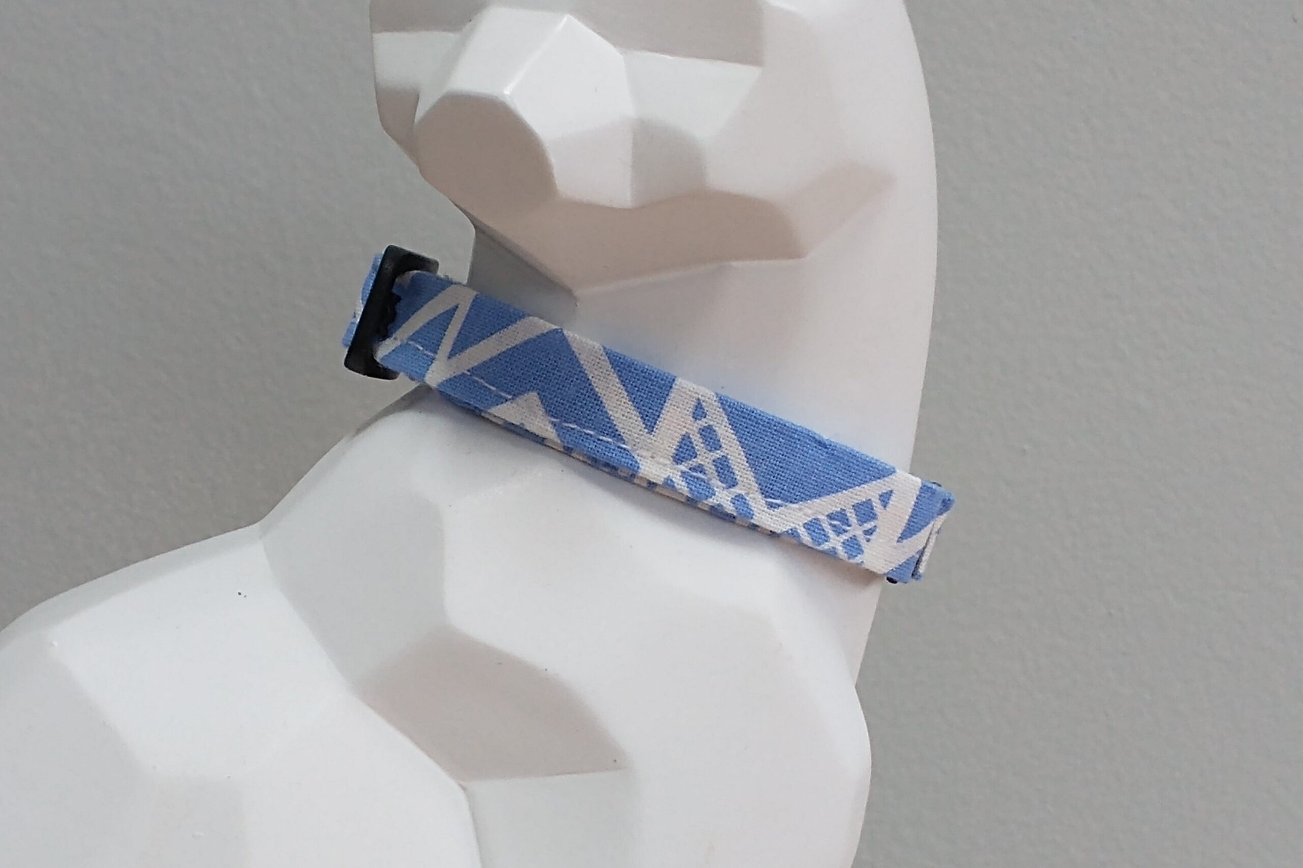 Kitten Collar - Geometric Blue