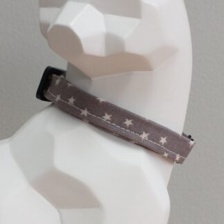 Kitten Collar - Tiny Stars on Grey
