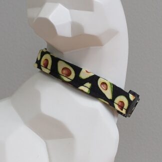 Cat Collar - Taco Time! AvoCATos on Black