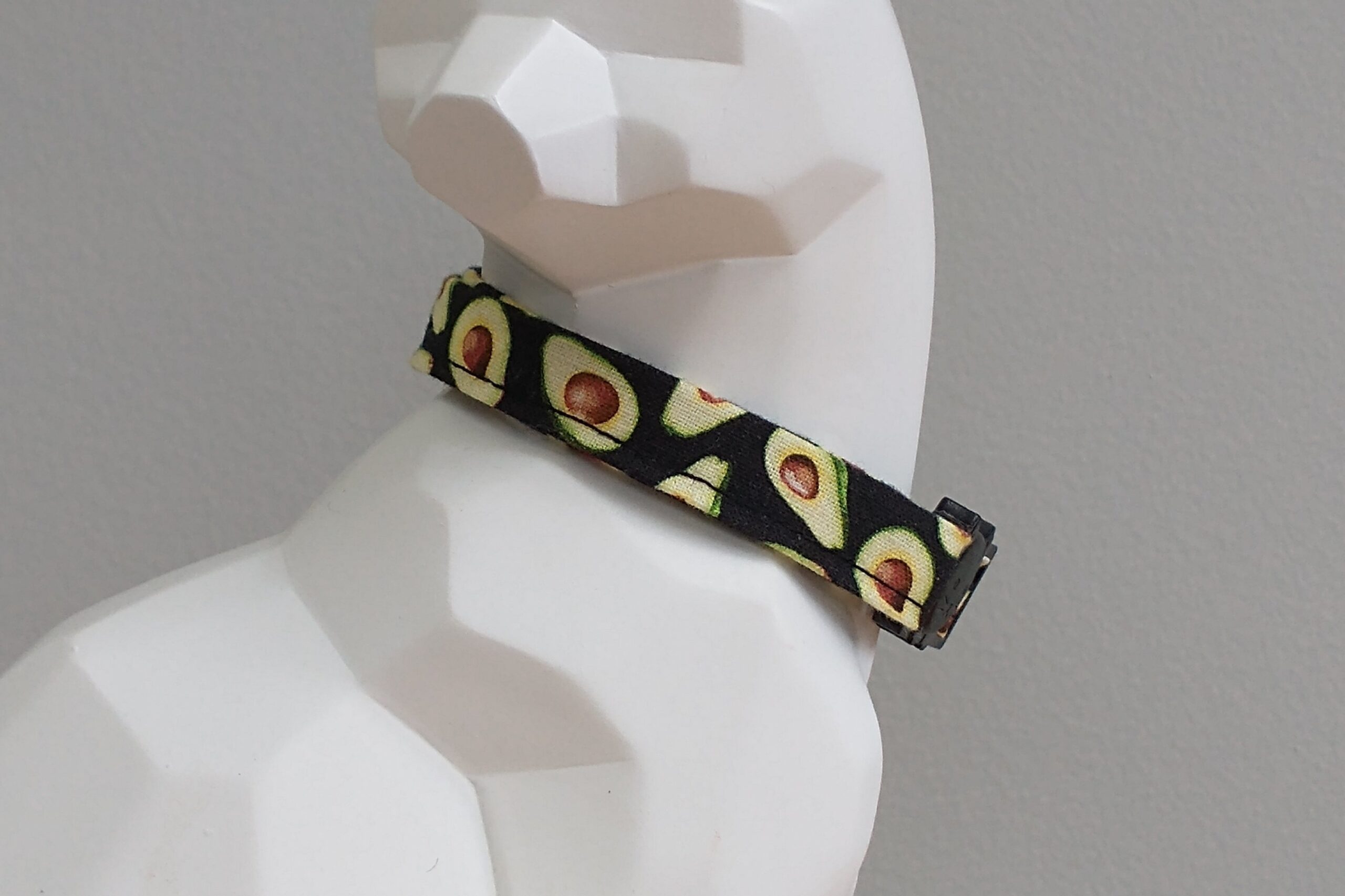 Cat Collar - Taco Time! AvoCATos on Black