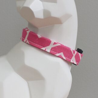Cat Collar - Geometric Pink