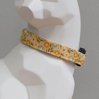 Cat Collar - Summer Floral Yellow