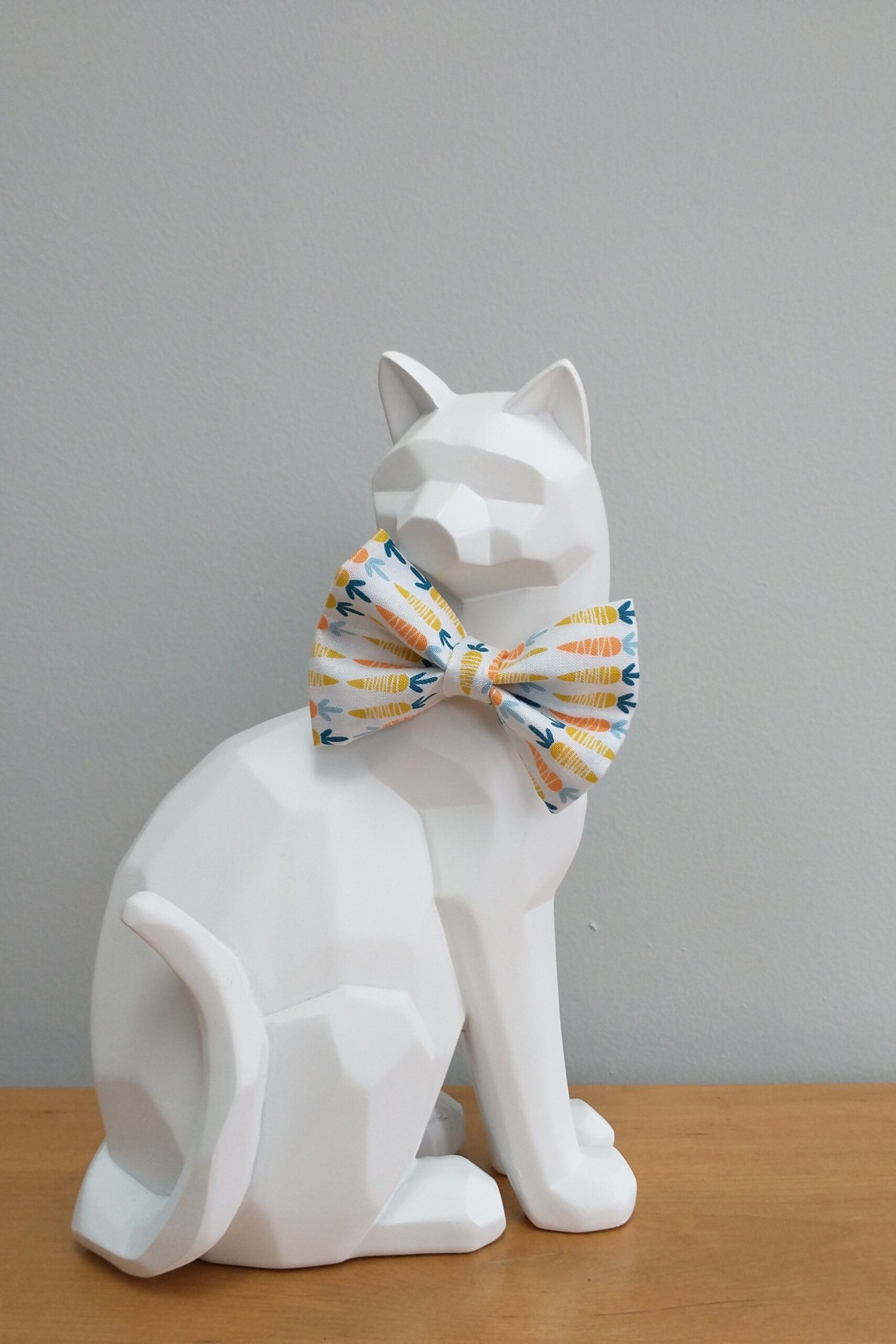 Easter Cat Bow Tie and Collar - Carrots - Image 3