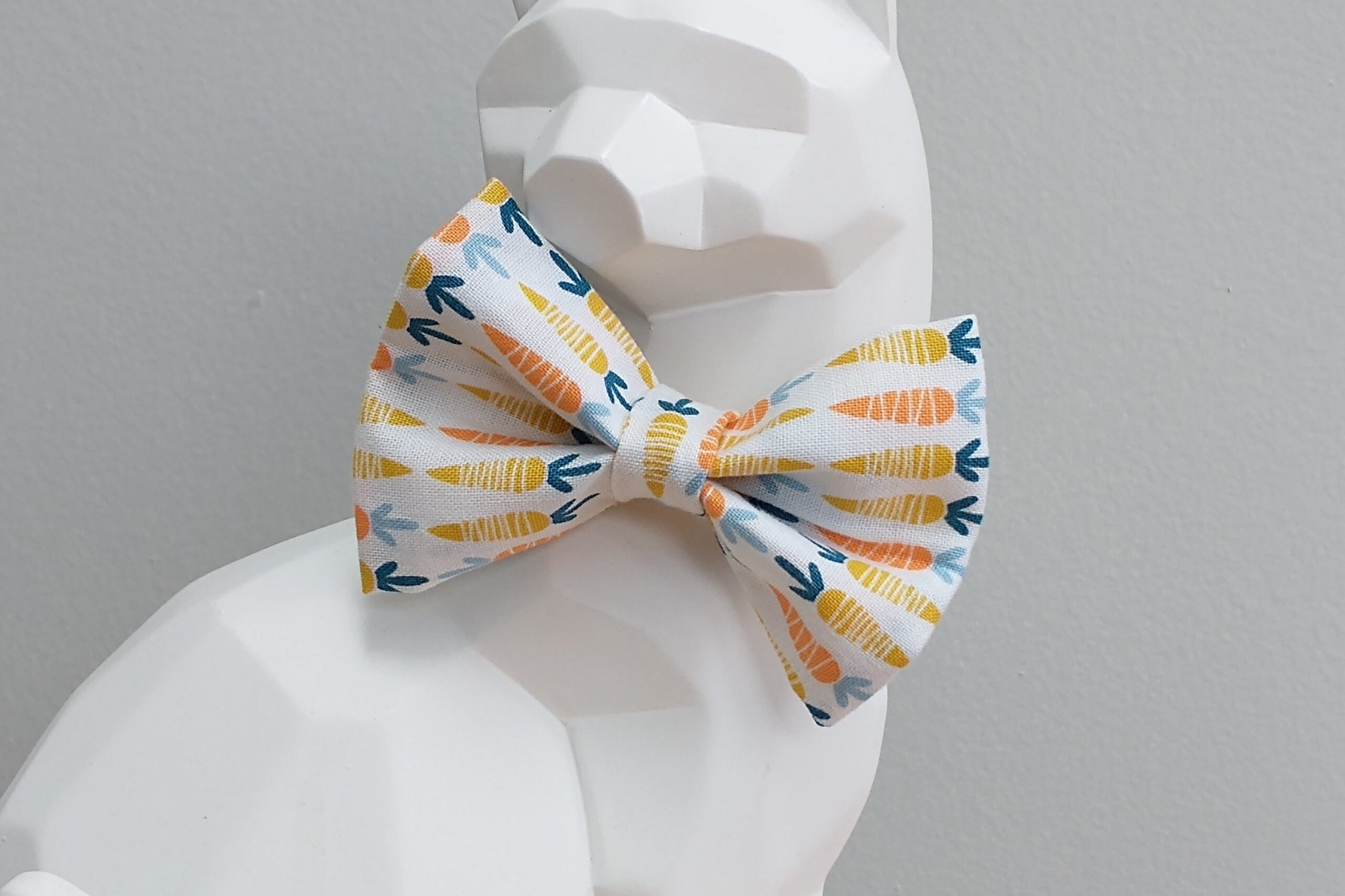 Easter Cat Bow Tie and Collar - Carrots