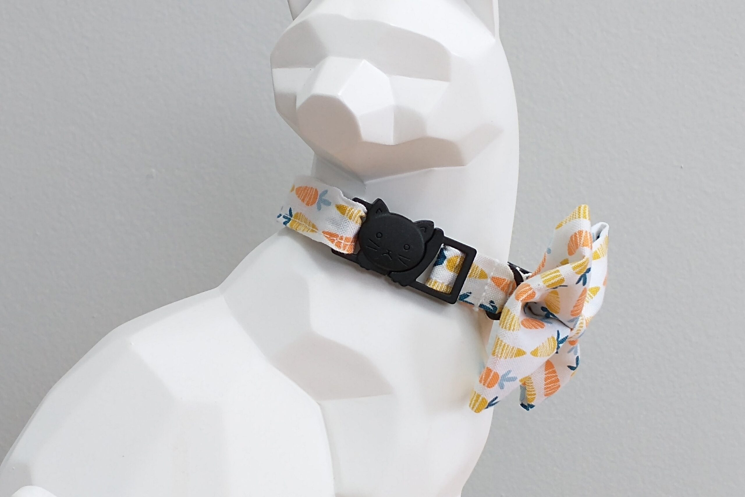 Easter Cat Bow Tie and Collar - Carrots - Image 2