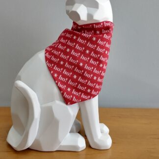 Christmas Cat Bandana - HO! HO! HO!'s on Red