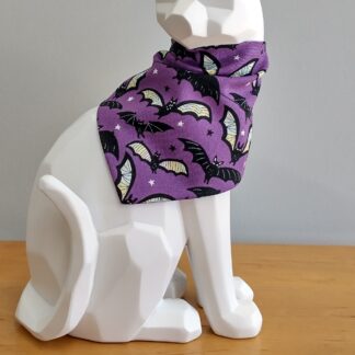 Halloween Cat Bandana - Batty Bats