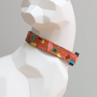 Cat Collar - What a Gem, Orange