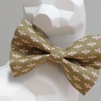Cat Bow Tie and Collar - Beehave, Olive
