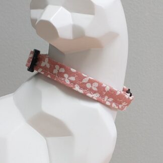 Kitten Collar - Beige Floral