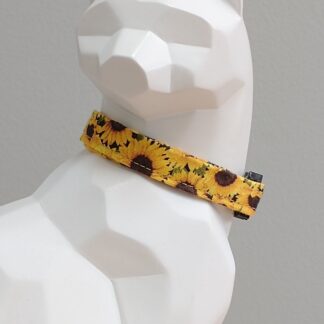 Thanksgiving Cat Collar - Sunflowers