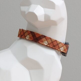Thanksgiving Cat Collar - Thanksgiving Plaid