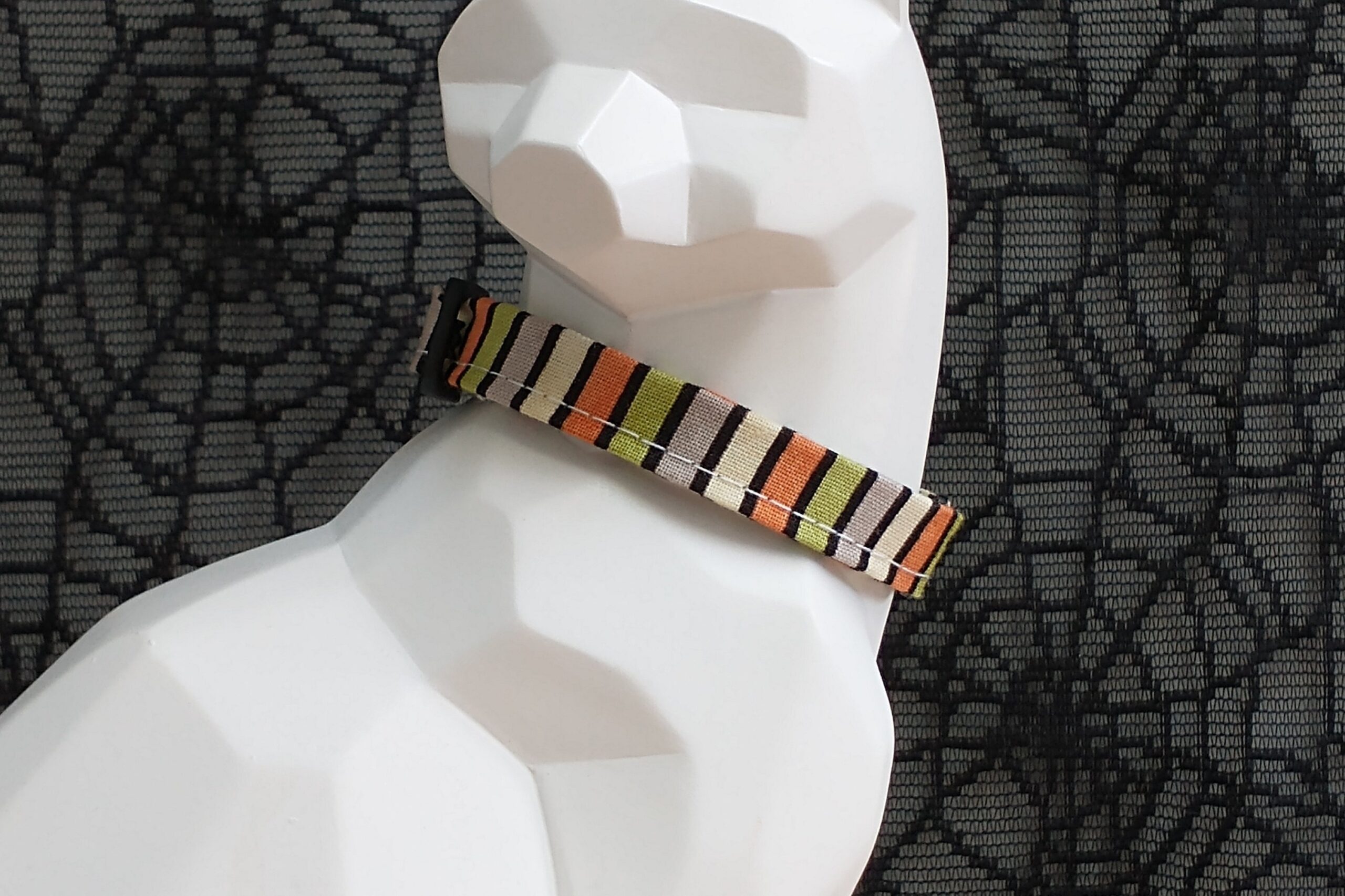 Halloween Kitten Collar - Creepy Stripes