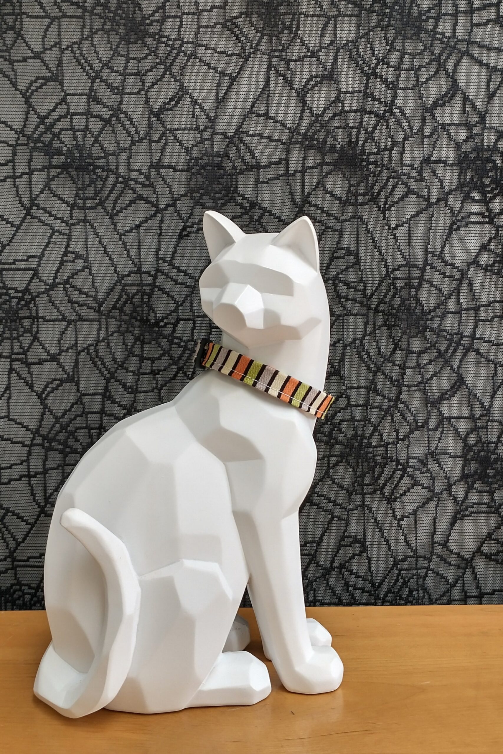 Halloween Kitten Collar - Creepy Stripes - Image 3