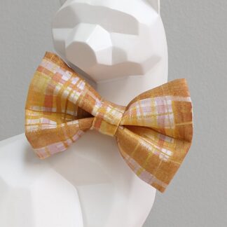 Thanksgiving Cat Bow Tie and Collar - Water Colours, Orange
