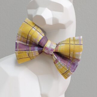 Thanksgiving Cat Bow Tie and Collar - Water Colours, Purple
