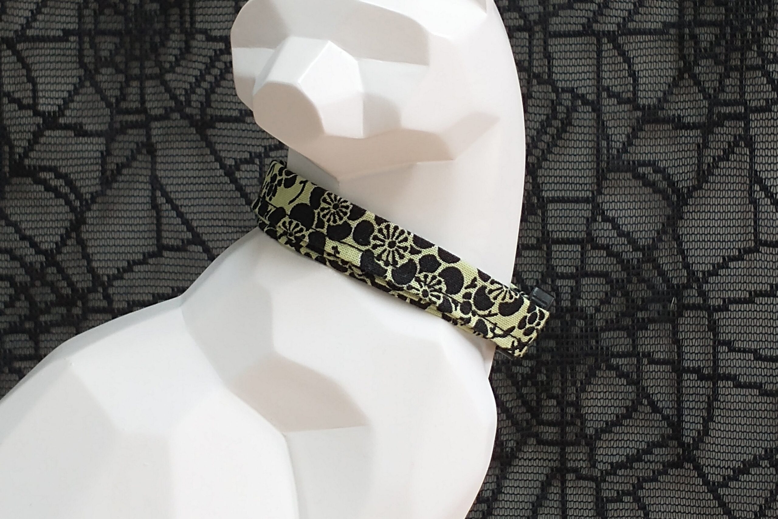 Halloween Cat Collar - Bride of Frankenstein Floral