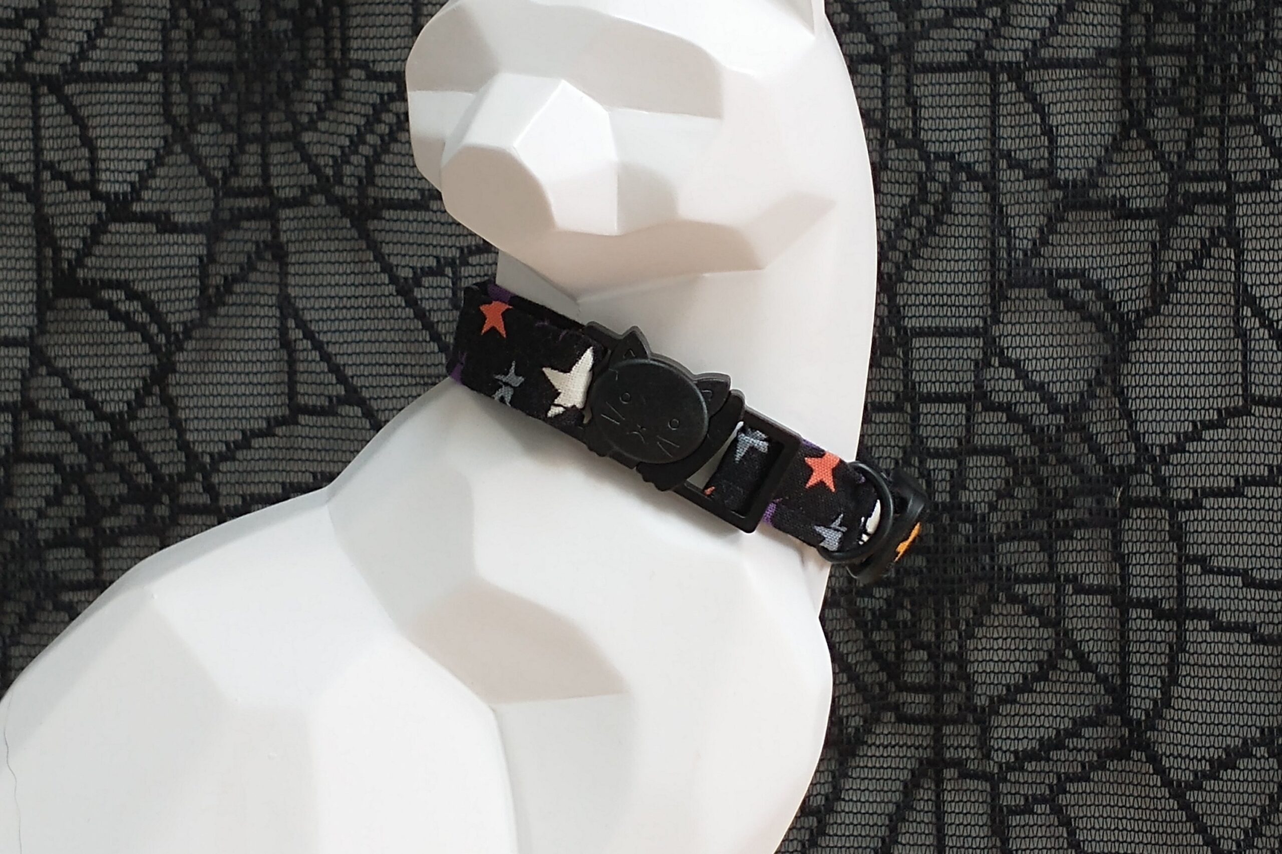 Halloween Cat Collar - Halloween Stars - Image 2
