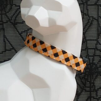 Halloween Cat Collar - Halloween Plaid