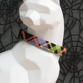 Halloween Kitten Collar - Wicked Plaid