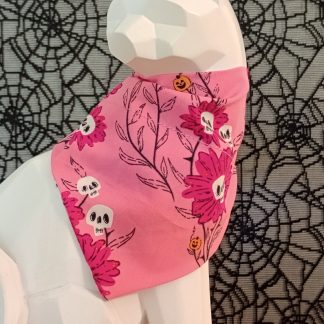 Halloween Cat Bandana - Halloween Floral
