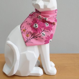 Halloween Cat Bandana - Halloween Floral