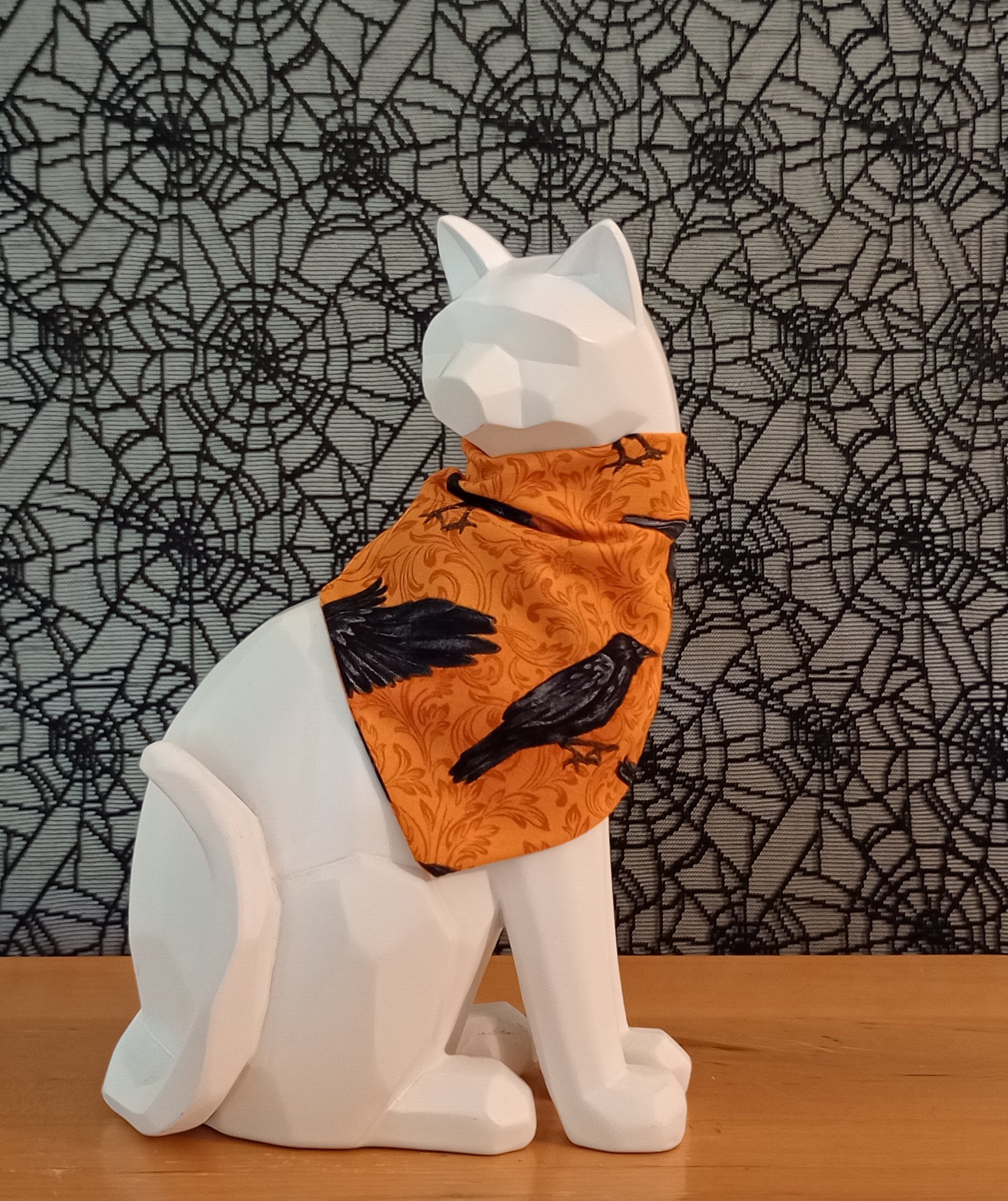 Halloween Cat Bandana - The Raven - Image 2