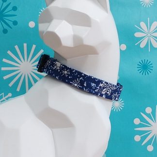 Christmas Kitten Collar - Blue Blue Blue Christmas