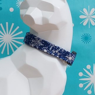 Christmas Cat Collar - Blue Blue Blue Christmas