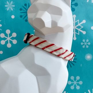 Christmas Kitten Collar - Classic Candy Cane