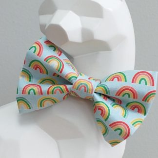 Cat Bow Tie and Collar - Over the Rainbow