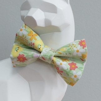 Easter Cat Bow Tie and Collar - Easter Garden