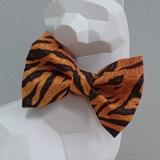 Cat Bow Tie and Collar - Tiger Stripes