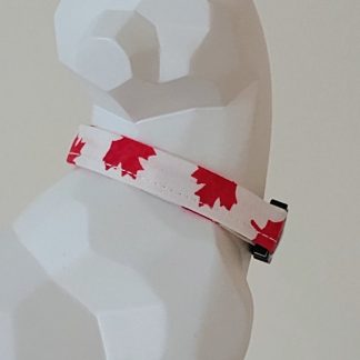 Canada Day Cat Collar - Maple Leaves