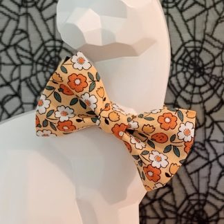 Halloween Cat Bow Tie and Collar - Sweet Tooth, Orange