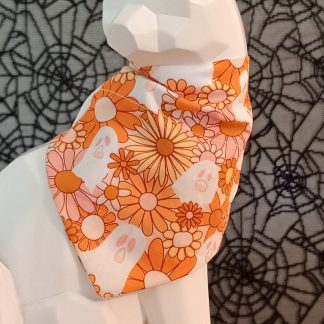 Halloween Cat Bandana - Flower Power Ghosts